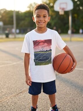 Xersion Boys Basketball Tshirt size Large